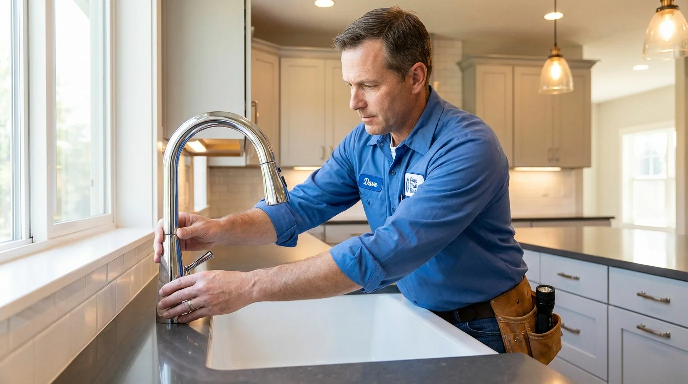 Kitchen faucet installation by Johns Plumbing LLC in Gunnison
